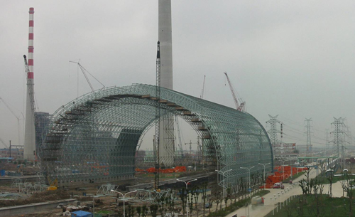 九龙坡发电厂球形网架